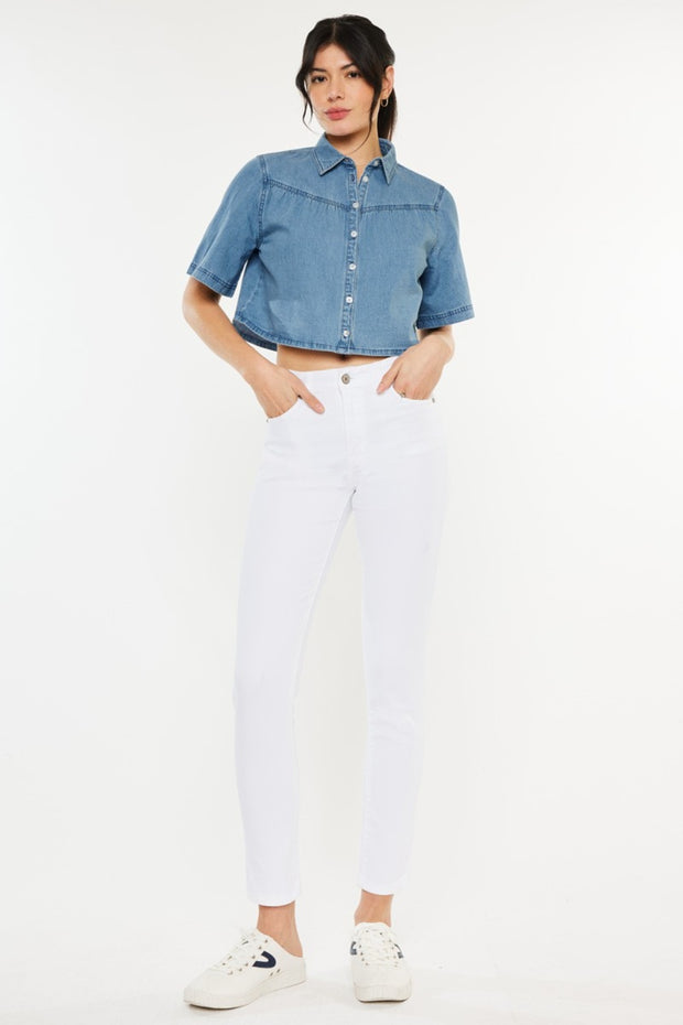 Kancan High Rise Ankle Skinny Jeans - Spicy and Sexy