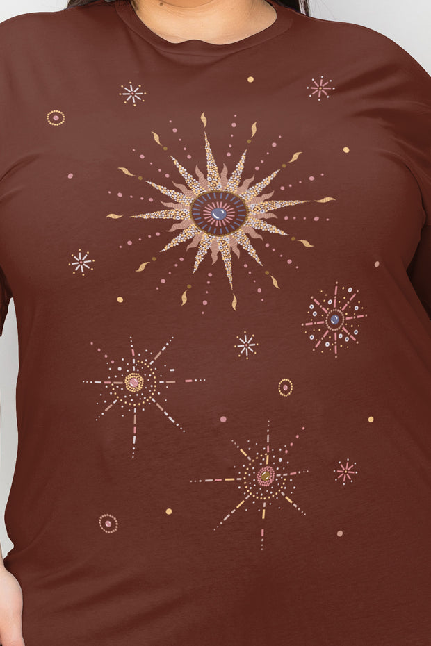 Simply Love Full Size Space Galaxy Constellation Graphic T-Shirt
