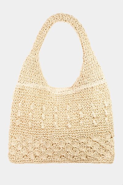 Fame Straw Braided Tote Bag - Spicy and Sexy
