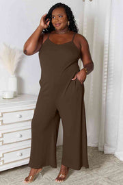 Basic Bae Full Size Spaghetti Strap V-Neck Jumpsuit - Spicy and Sexy