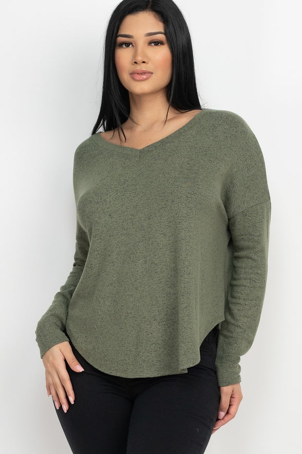Dolman Sleeve Cozy Top - Spicy and Sexy