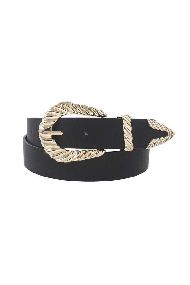 Shrimp Tectured Buckle Belt - Spicy and Sexy