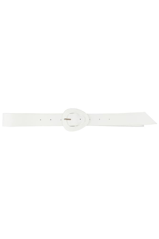 Smooth Oval Buckle Belt