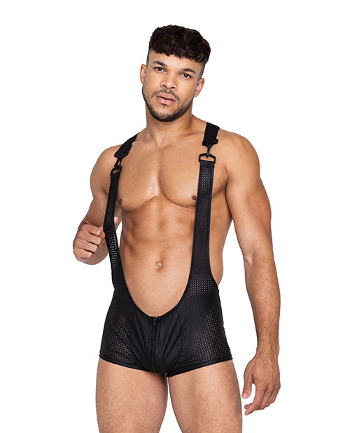 Master Singlet With Hook & Ring Closure & Contoured Zipper Pouch Black - Spicy and Sexy