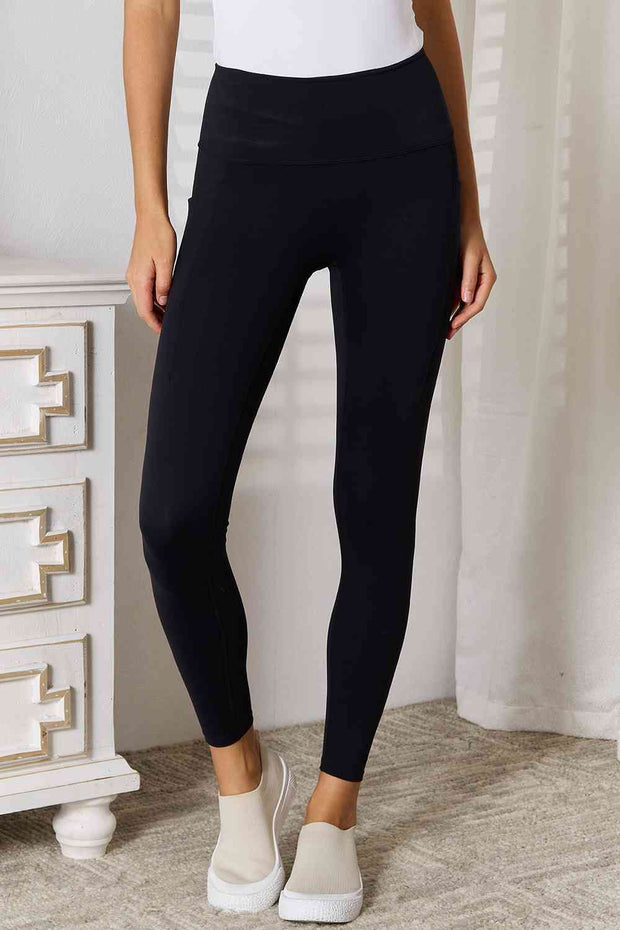 Basic Bae Wide Waistband Sports Leggings - Spicy and Sexy