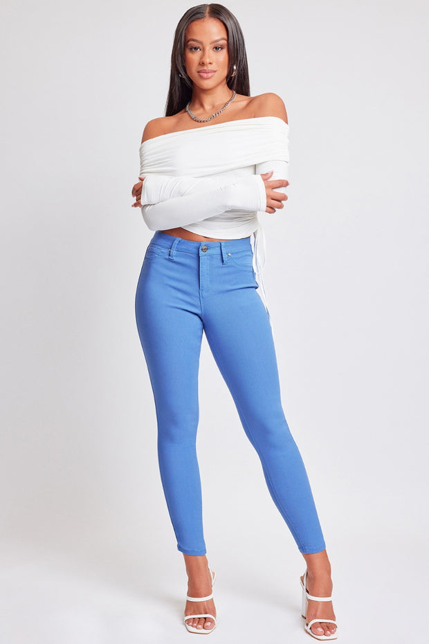 YMI Jeanswear Full Size Hyperstretch Mid-Rise Skinny Pants - Spicy and Sexy