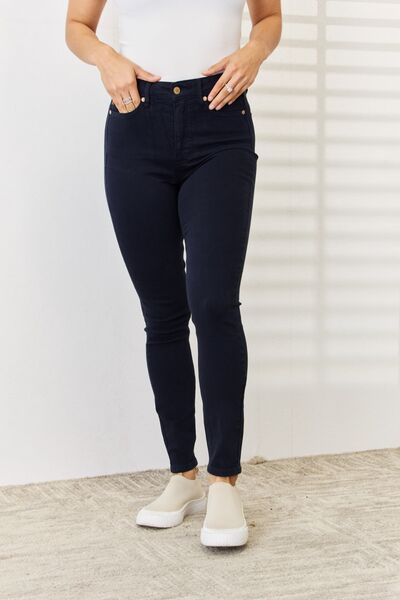 Judy Blue Full Size Garment Dyed Tummy Control Skinny Jeans - Spicy and Sexy