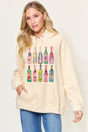 Simply Love Full Size Graphic Long Sleeve Drawstring Hoodie