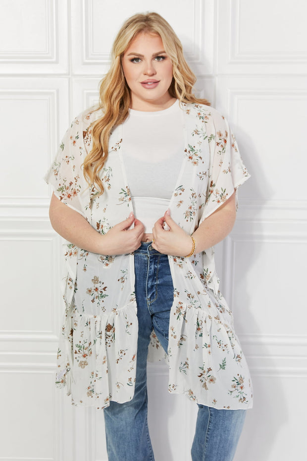 Justin Taylor Meadow of Daisies Floral Kimono - Spicy and Sexy