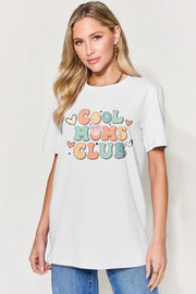 Simply Love Full Size Letter Graphic Round Neck Short Sleeve T-Shirt