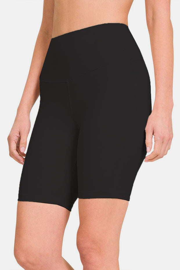 Zenana High Waist Active Shorts