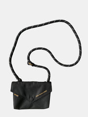 Himawari Solid Color Envelope Shape Crossbody Bag with Removable Strap