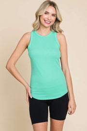 Culture Code Full Size Ribbed Round Neck Tank