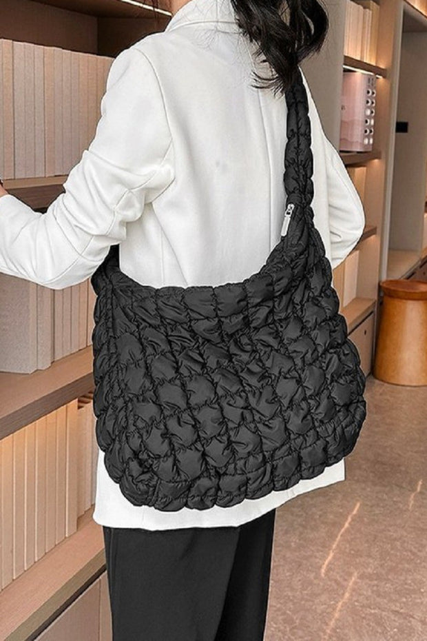 Zenana Puff Quilted Crossbody Bagb