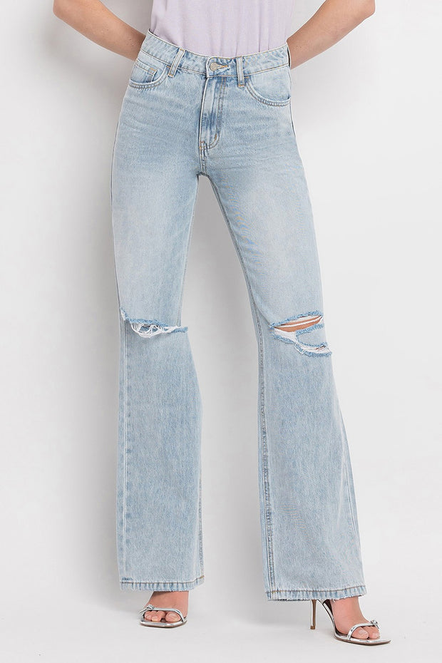 Vervet by Flying Monkey 90'S Vintage Super High Rise Flare Jeans