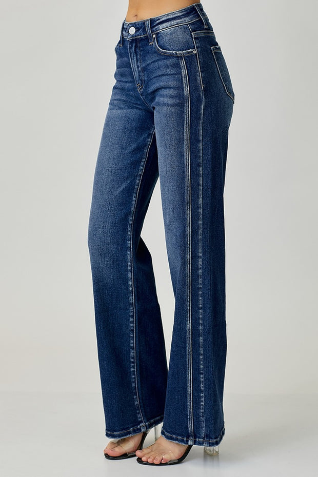 RISEN Mid Rise Straight Jeans - Spicy and Sexy