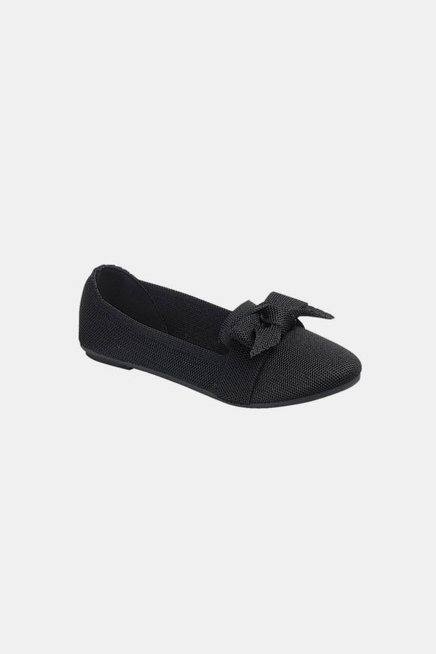 Forever Link Bow Tie Slip On Ballet Flats