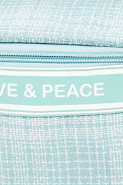 Fame Love & Peace Striped Handle Bag