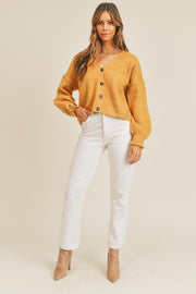 MABLE Long Sleeve Button Down Sweater Cardigan