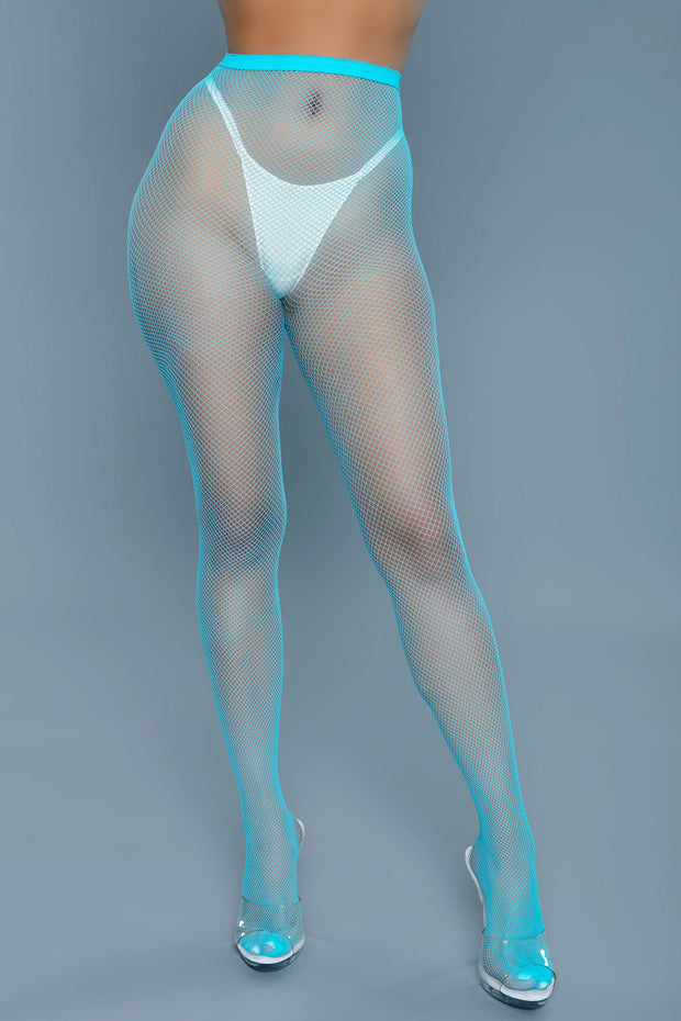 2302 Up All Night Pantyhose Turquoise