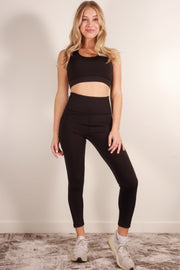 Tank Crop Top & High Waist Leggings Set