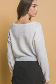 Pearl Details Sweater