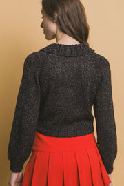 Short Collard Sweater