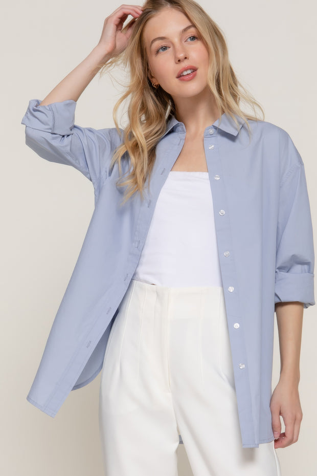 Long Sleeve Loose Fit Shirt