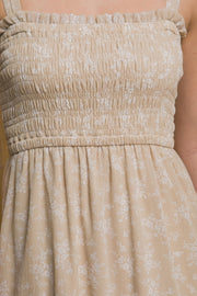 Tiered Midi Floral Dress