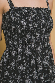 Tiered Midi Floral Dress