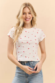 Short Sleeve Printed Baby Tee