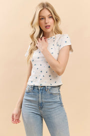 Short Sleeve Printed Baby Tee