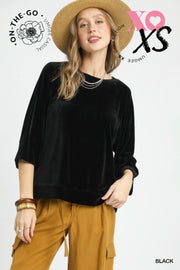 Ribbed Knit Oversized Top
