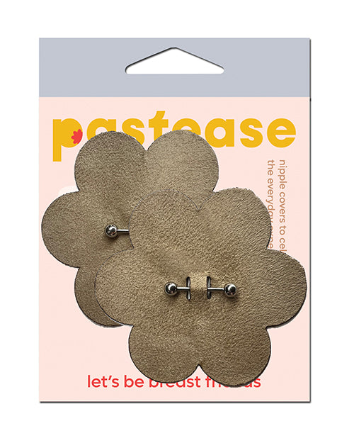 Pastease Pierced Flower Breast Petal With Barbell Piercing - Nude