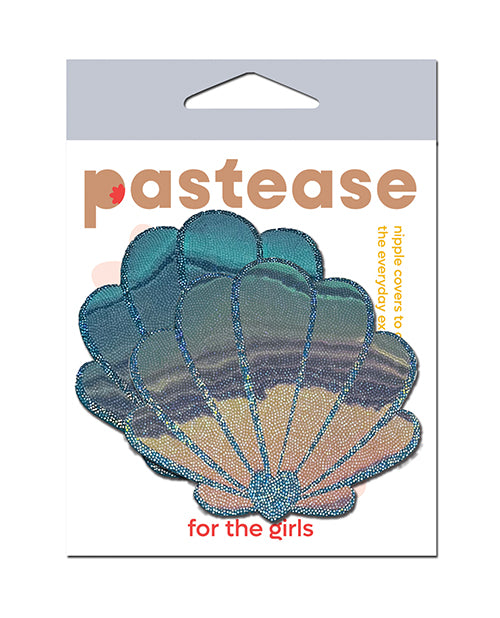 Pastease Opalescent Mermaid Shells - Seafoam Blue