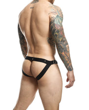 Dngeon Snap Jockstrap - Black/White Zebra