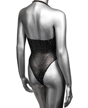 Radiance Deep V Body Suit - Black (Plus Size)