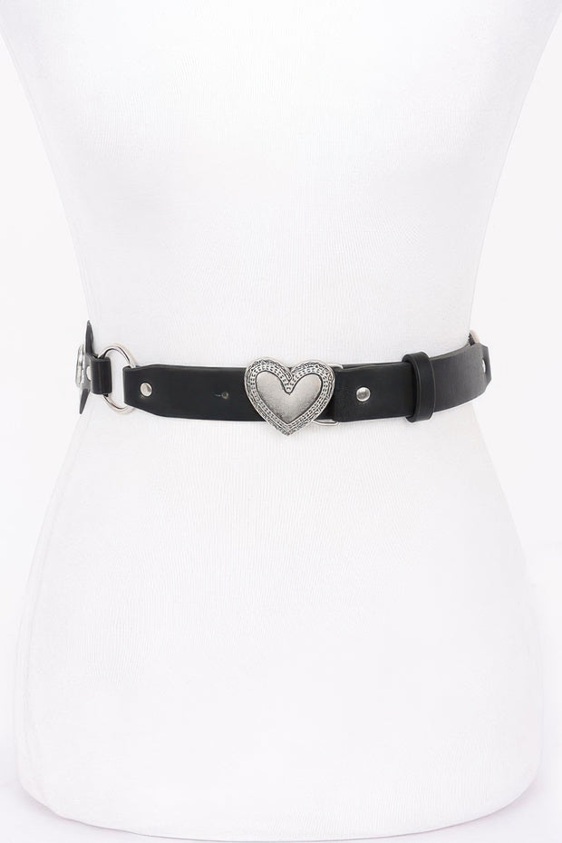 Multi Metal Vintage Pu Belt