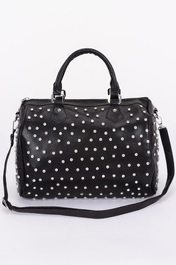 Rhinestone Studded Bowling Bag