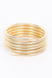 Multi Metal Spring Bracelet