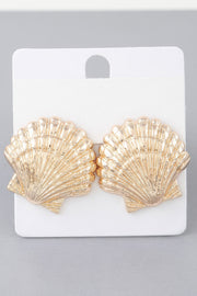 Majestic Clamshell Earrings