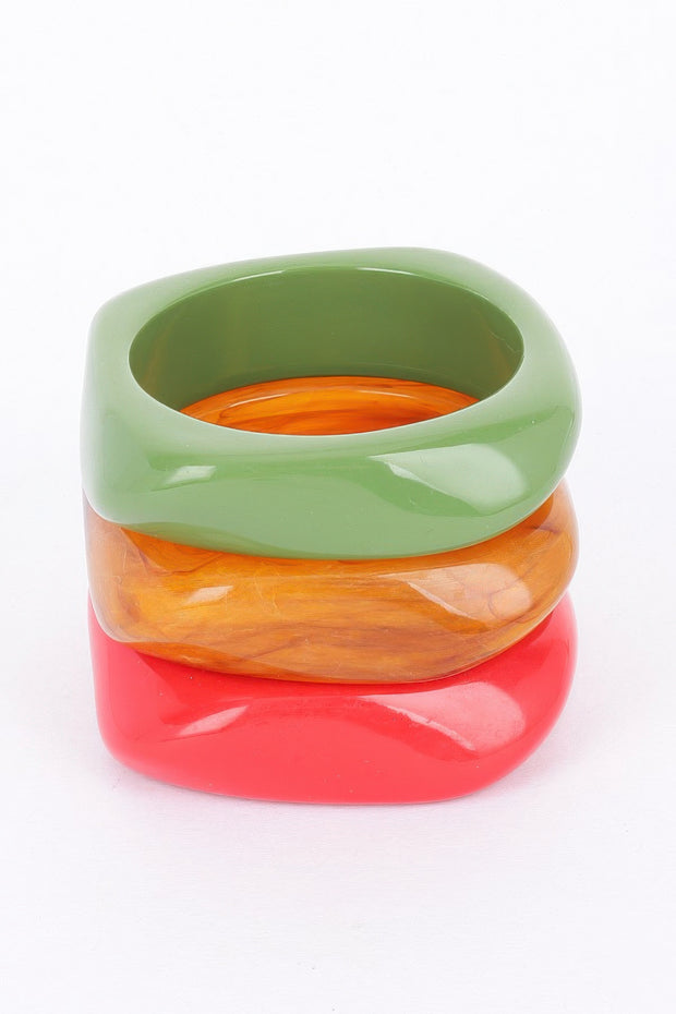 3pack Resin Bangle