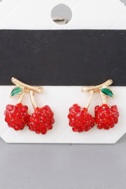 Sweet Like Cherry Stud Earrings