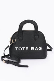 Faux Leather Tote Bag