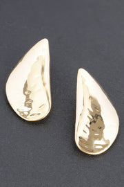 Hammered Metal Earring