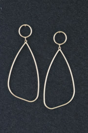 Minimal Abstract Teardrop Earrings