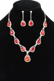 Rhinestone Necklace Set