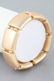 Polished Cubic Cuff Bracelet