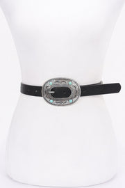 Multi Metal Vintage Pu Belt