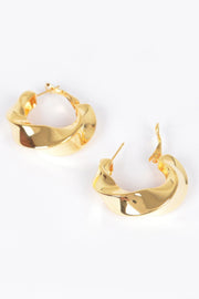 Metal Gold Plated Earring